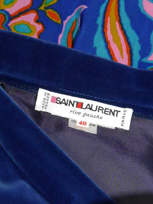 YVES SAINT LAURENT Fall 1976 Russian Collection Peasant Blouse & Maxi Skirt