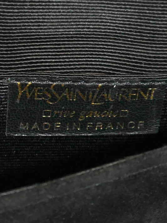 YVES SAINT LAURENT Vintage Suede Tassel Bag